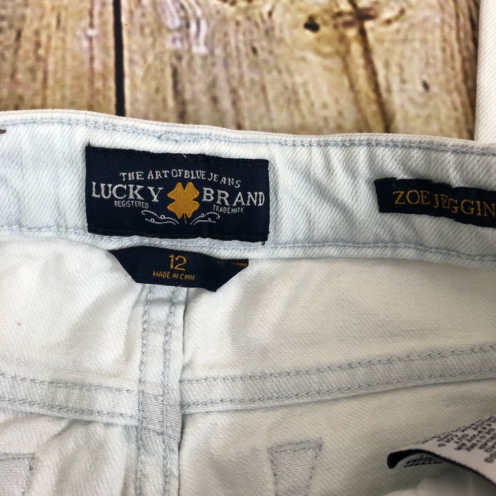 Girls size 12 lucky brand jeans - Picture 4 of 5